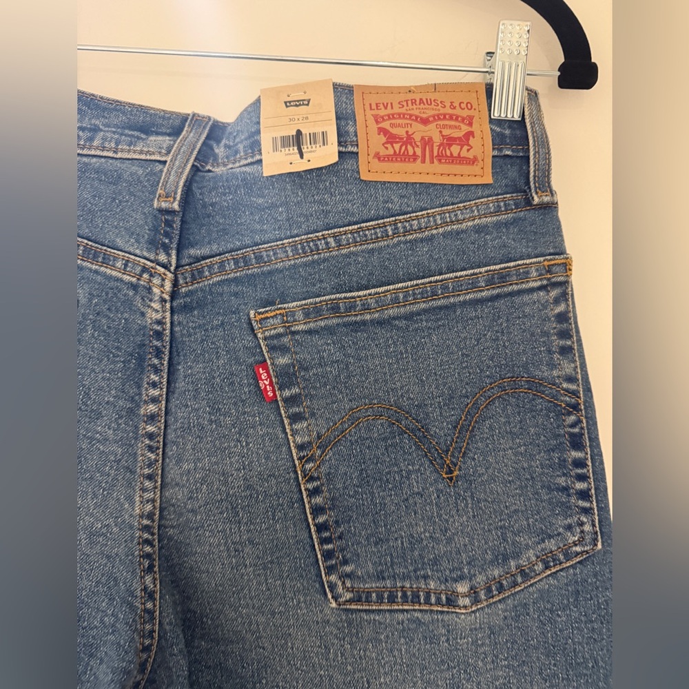 NWT Levi's Women's Blue Jeans Wedgie Straight 30 X 28 - Picture 6 of 6